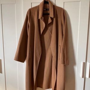 New Wool Blend Toffee Coat